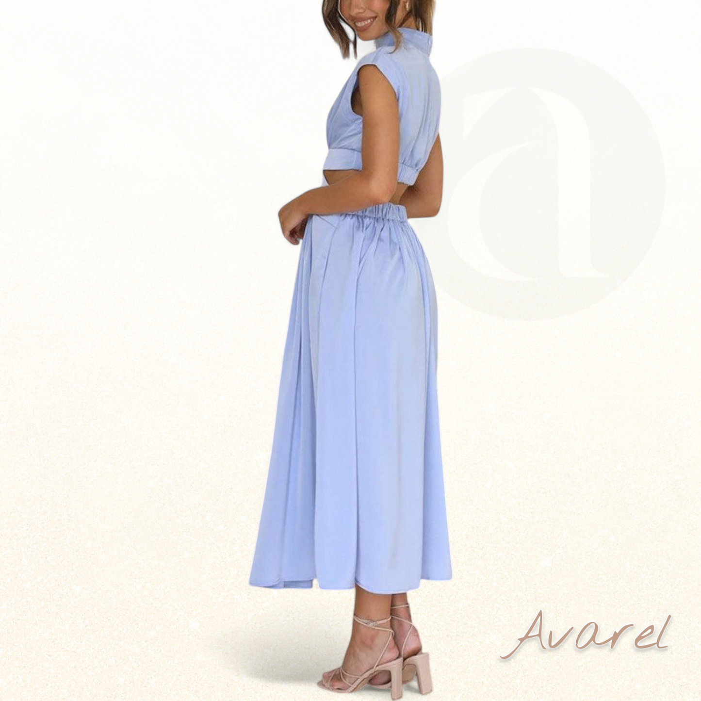 Chic Mini-Sommerkleid mit angeschnittener Taille für einen individuellen und stylischen Look