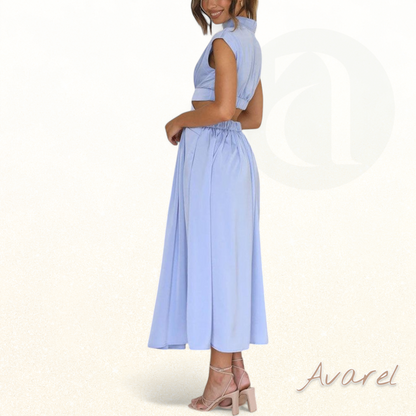 Chic Mini-Sommerkleid mit angeschnittener Taille für einen individuellen und stylischen Look