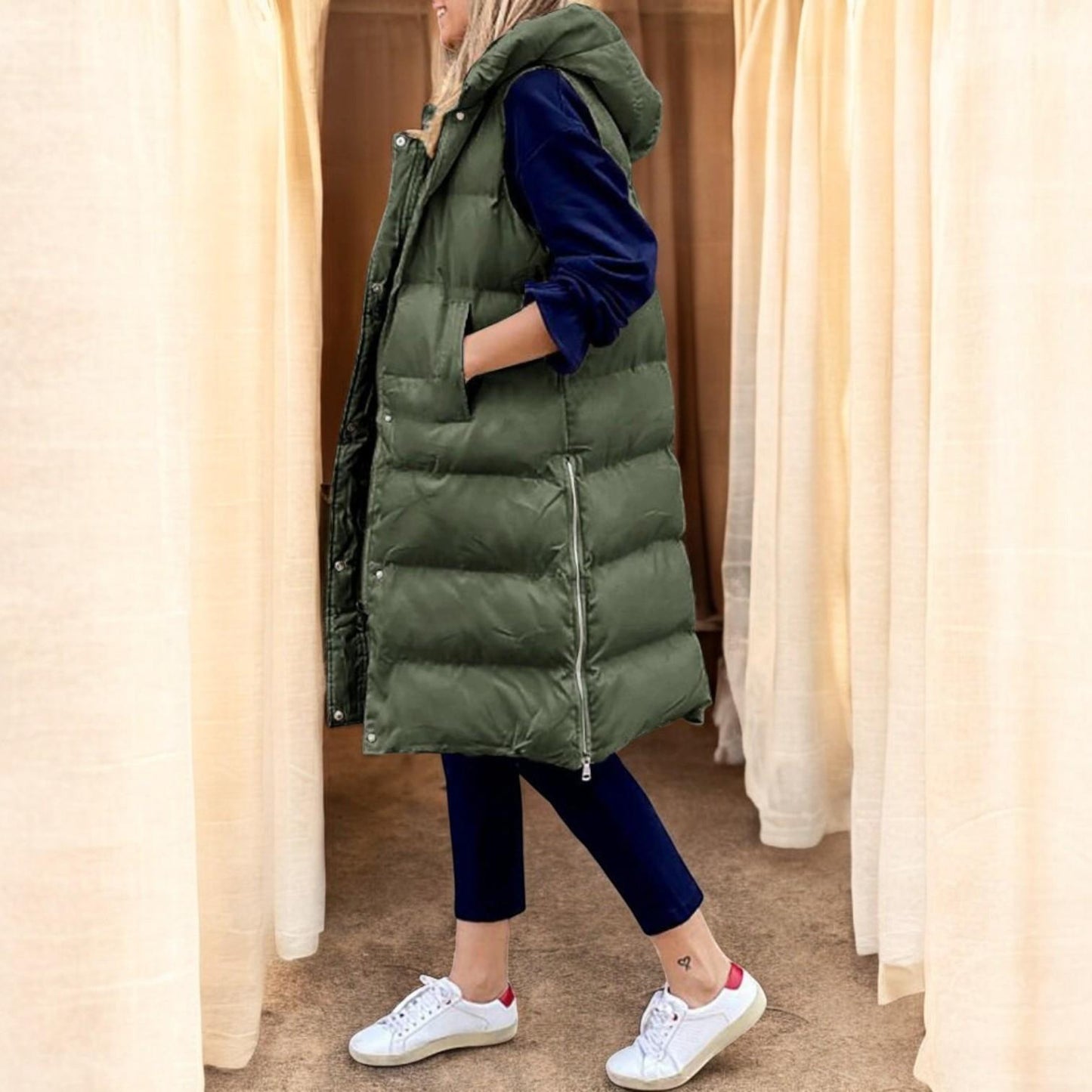 Frenziska | Leichti, ärmellose Kleidig mit moderne Design fü e einzigartigi Stil