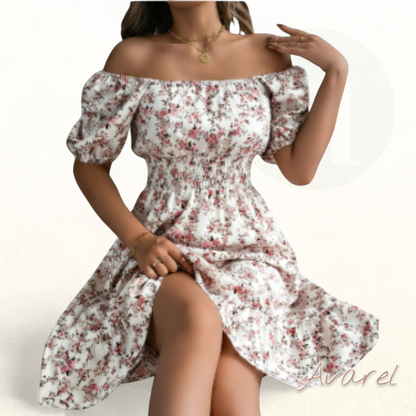 DrianaRa Sommerkleid für Damen – Elegantes, luftiges Kleid mit Blumendessin für stilvolle und erfrischende Sommerpartys