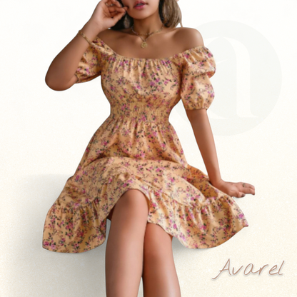 DrianaRa Sommerkleid für Damen – Elegantes, luftiges Kleid mit Blumendessin für stilvolle und erfrischende Sommerpartys