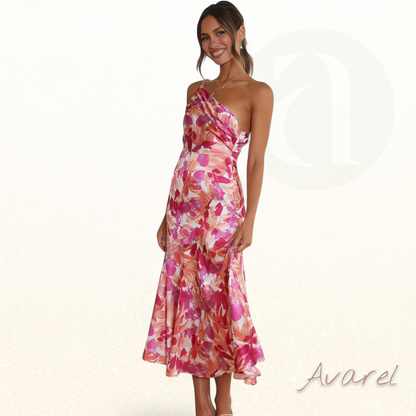 Elegantes Mickey-Blumen-Kleid mit einzigartigem Eingangsdesign