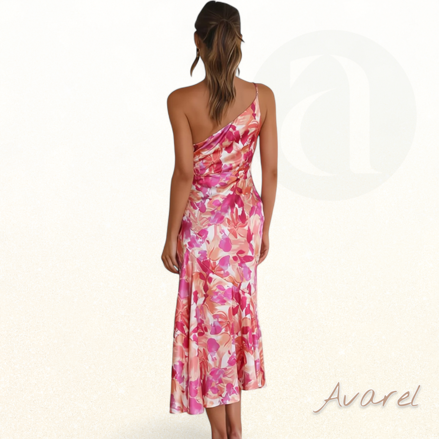 Elegantes Mickey-Blumen-Kleid mit einzigartigem Eingangsdesign