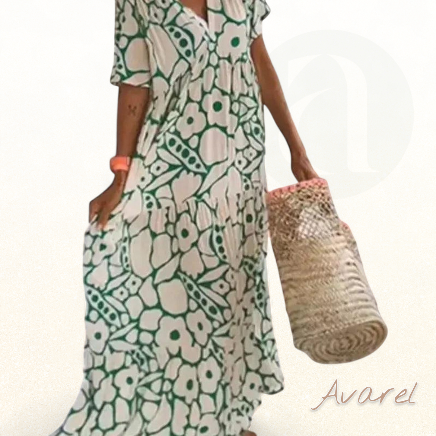 Elegantes und Cooles Delfin-Blumenkleid – Leichtes Design, perfekt für jeden Anlass