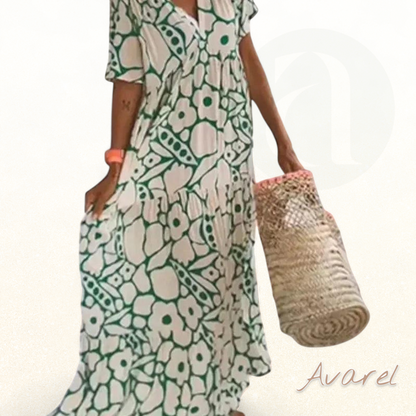 Elegantes und Cooles Delfin-Blumenkleid – Leichtes Design, perfekt für jeden Anlass