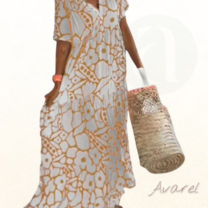 Elegantes und Cooles Delfin-Blumenkleid – Leichtes Design, perfekt für jeden Anlass