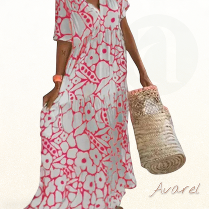 Elegantes und Cooles Delfin-Blumenkleid – Leichtes Design, perfekt für jeden Anlass