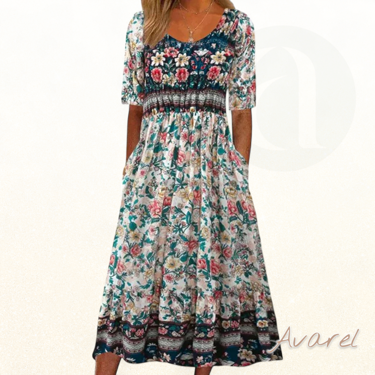 Elegantes und Praktisches Henriette Kleid im Bohème-Stil für Frauen