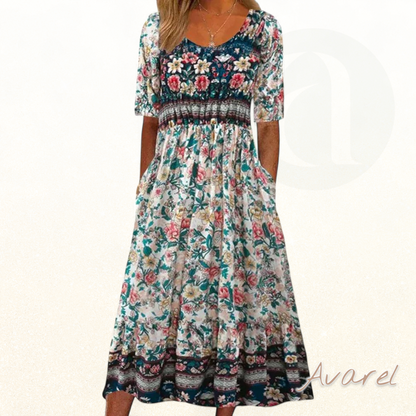 Elegantes und Praktisches Henriette Kleid im Bohème-Stil für Frauen