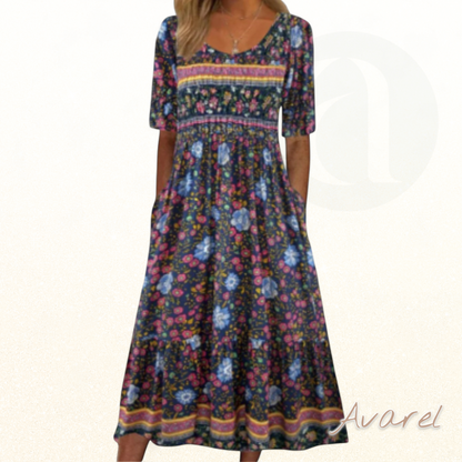 Elegantes und Praktisches Henriette Kleid im Bohème-Stil für Frauen
