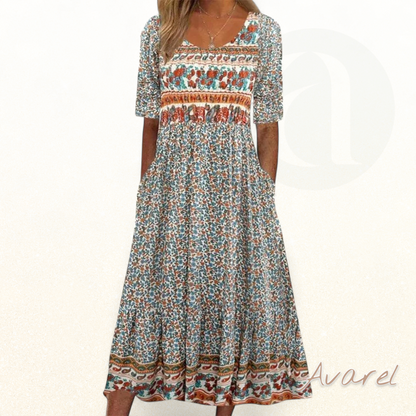 Elegantes und Praktisches Henriette Kleid im Bohème-Stil für Frauen