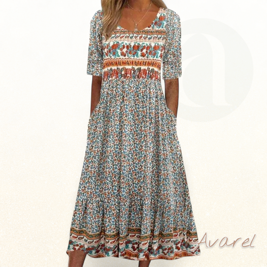 Elegantes und Praktisches Henriette Kleid im Bohème-Stil für Frauen