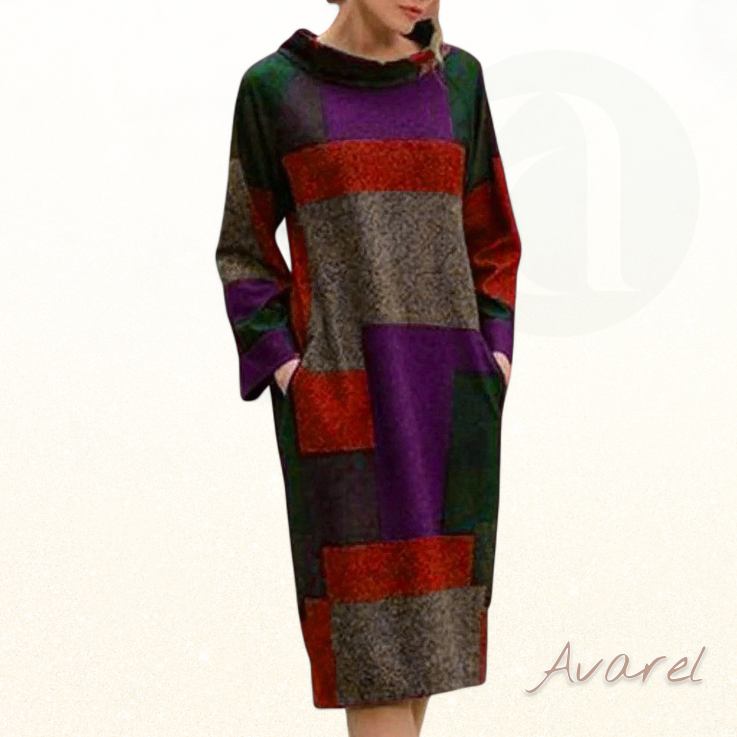 Elegantes und vielseitiges geschnitztes Kleid, bequem für jeden Anlass – die perfekte Wahl, um Stil und Komfort zu verbinden