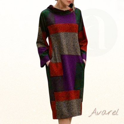 Elegantes und vielseitiges geschnitztes Kleid, bequem für jeden Anlass – die perfekte Wahl, um Stil und Komfort zu verbinden