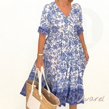 Elis River G Blumenrock - Schicker und Bequemer Stil für Ein Helles und Feminines Erscheinungsbild