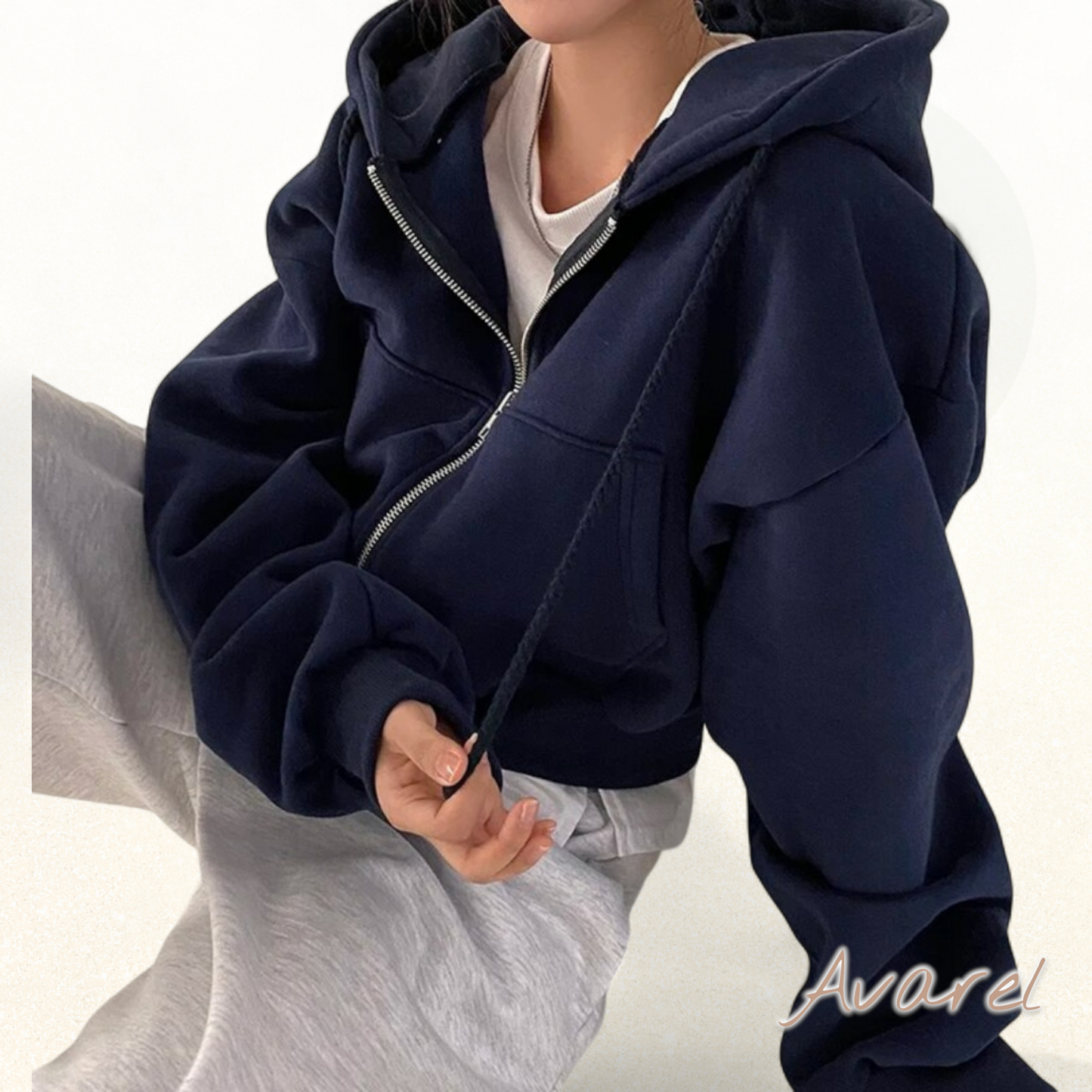 Parkland Damen Kostüm – Wärmendes Sweatshirt mit Hut für kälte Täg