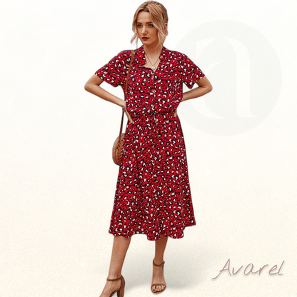 Evelyn | Atemberaubendes gepunktetes Kleid für unvergessliche Events