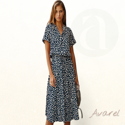 Evelyn | Atemberaubendes gepunktetes Kleid für unvergessliche Events