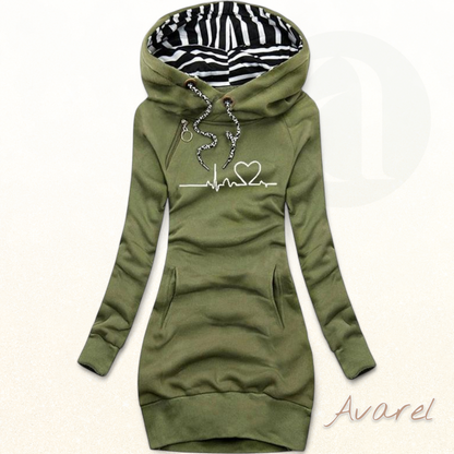 Jillian | Bequemi und warms Winterpullover mit Herz-Design für en warme und elegante Stil