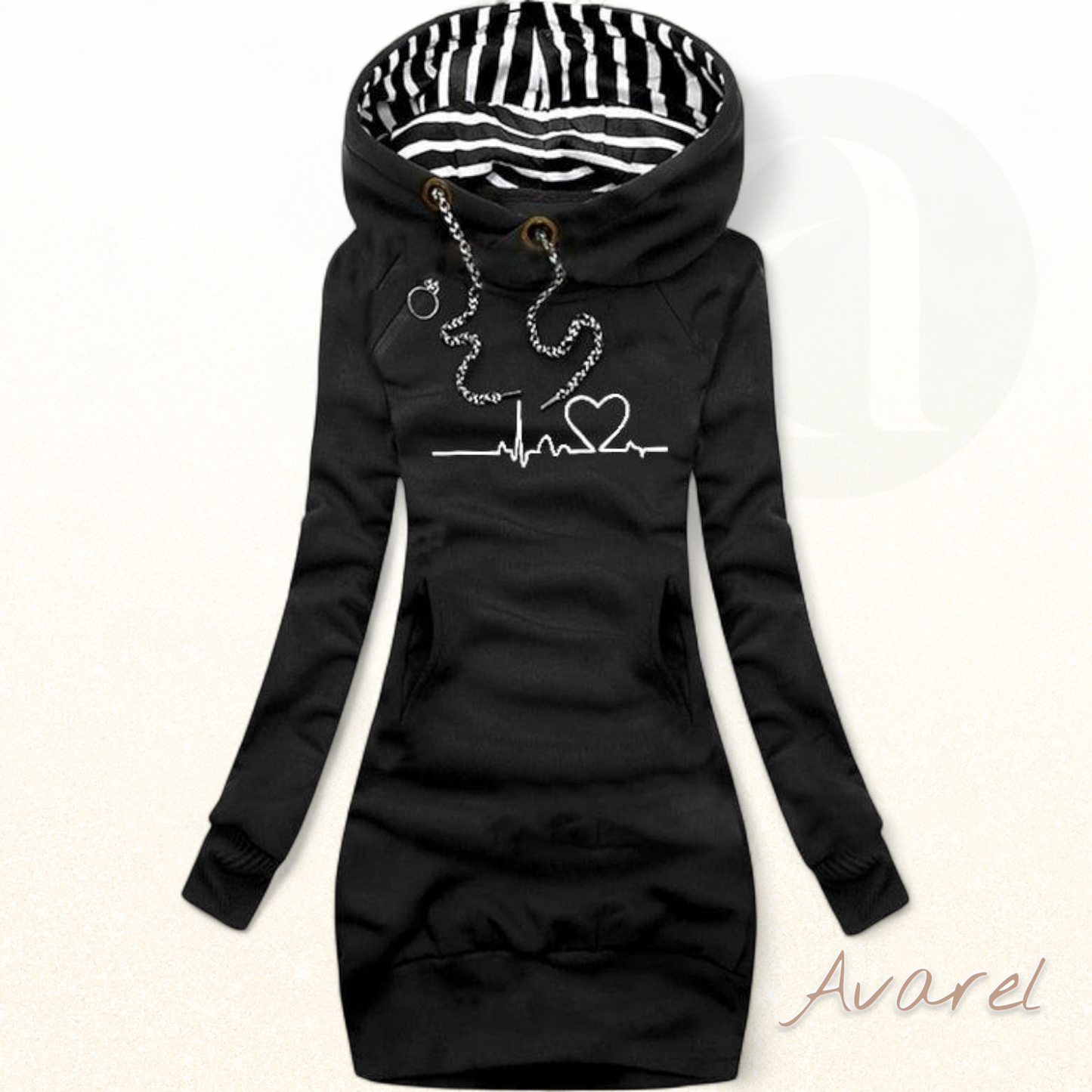 Jillian | Bequemi und warms Winterpullover mit Herz-Design für en warme und elegante Stil