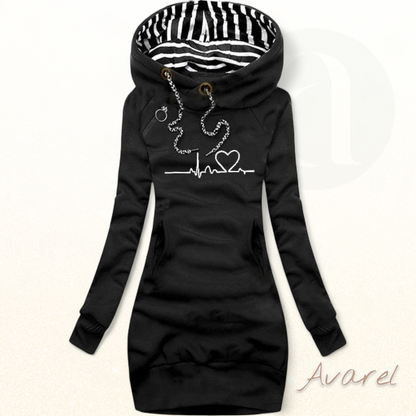 Jillian | Bequemi und warms Winterpullover mit Herz-Design für en warme und elegante Stil