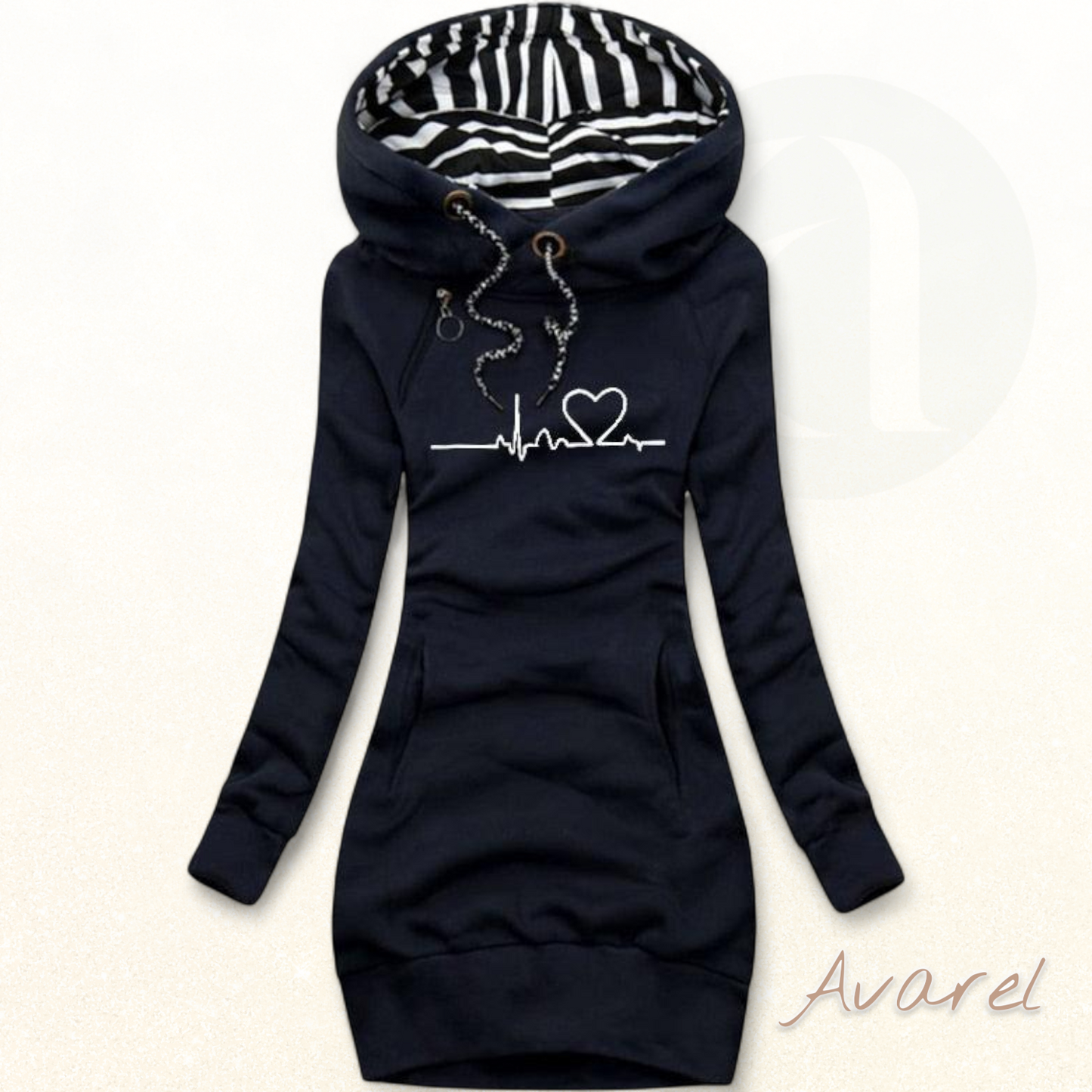 Jillian | Bequemi und warms Winterpullover mit Herz-Design für en warme und elegante Stil