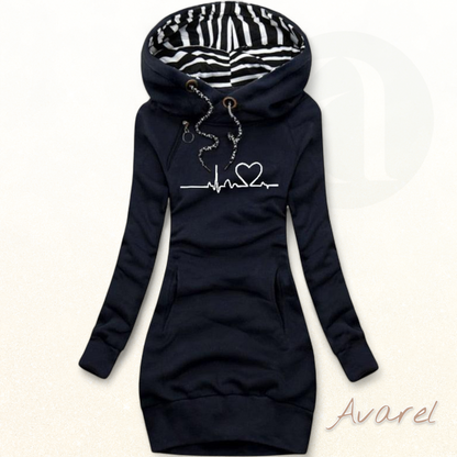 Jillian | Bequemi und warms Winterpullover mit Herz-Design für en warme und elegante Stil