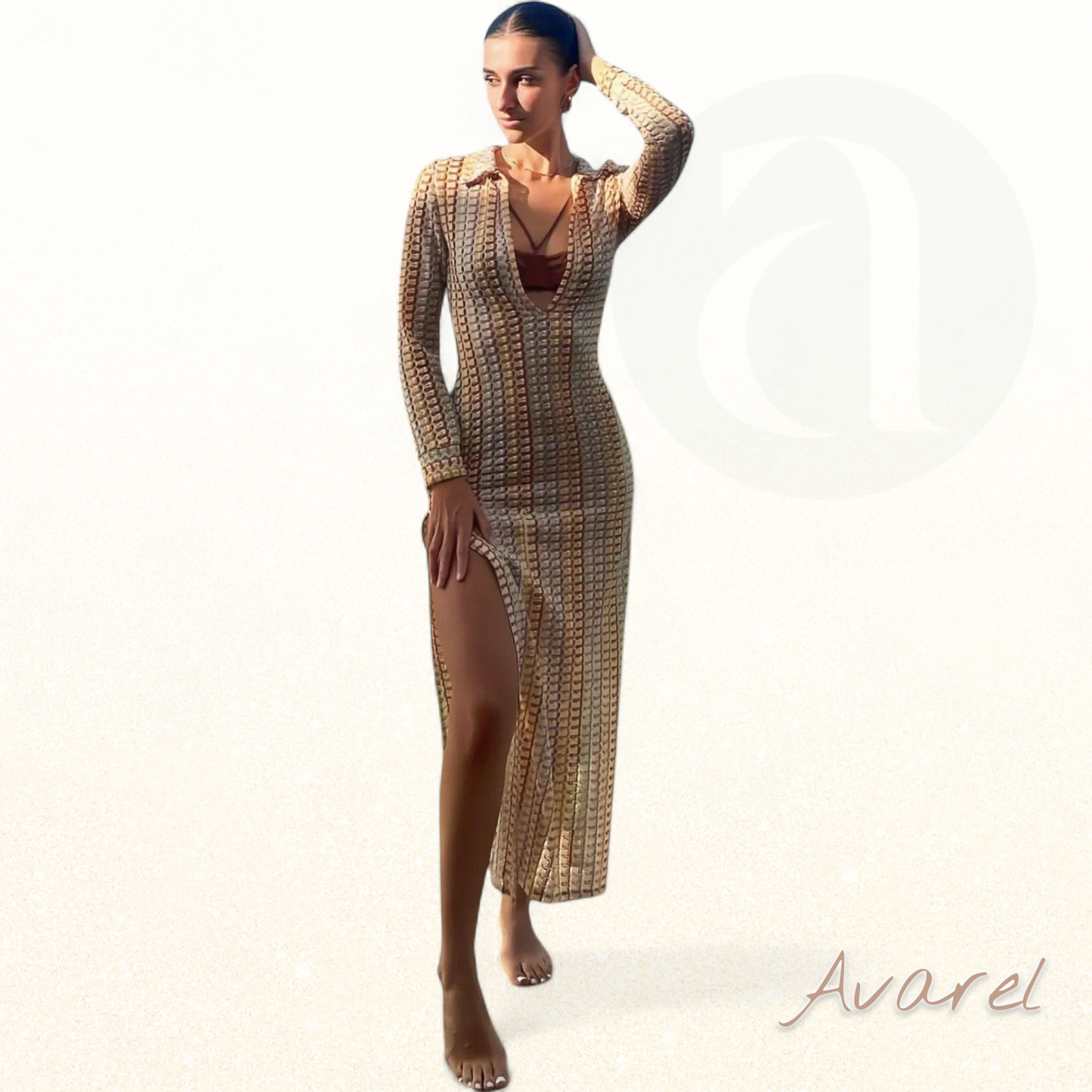 IBIZA – Elegantes Maxikleid Perfekt für Strandparadies und Unvergessliche Sommerabenteuer