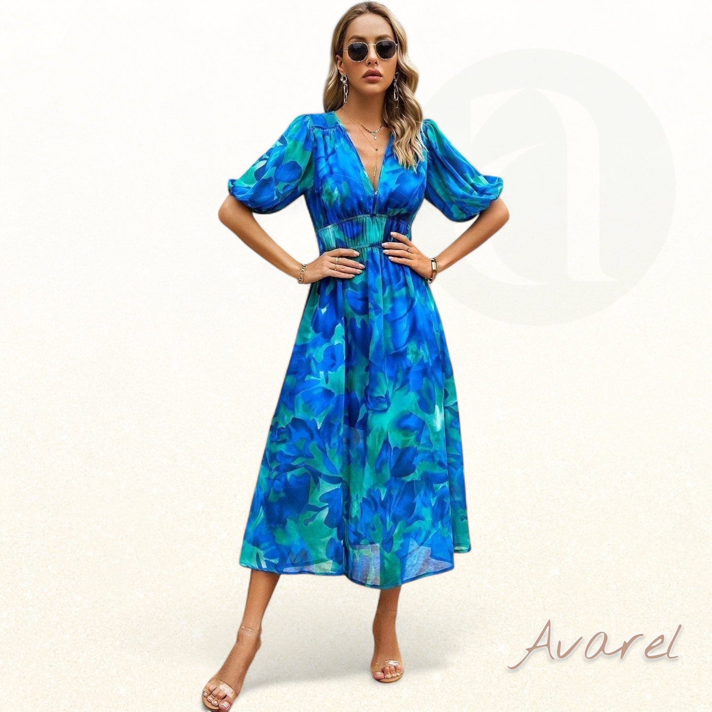 Isa | Elegantes Retro-Kleid Cool von Madiklid für ein einzigartiges und fesselndes Design