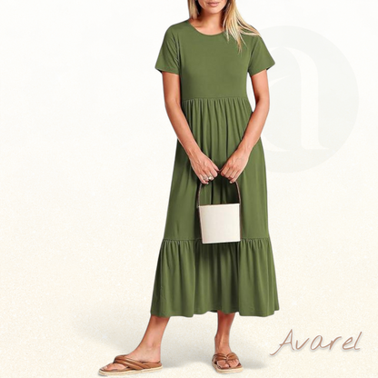 Lara Damin Damen Sommerkleid mit modischem, lockerem und bequemem Design