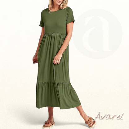 Lara Damin Damen Sommerkleid mit modischem, lockerem und bequemem Design