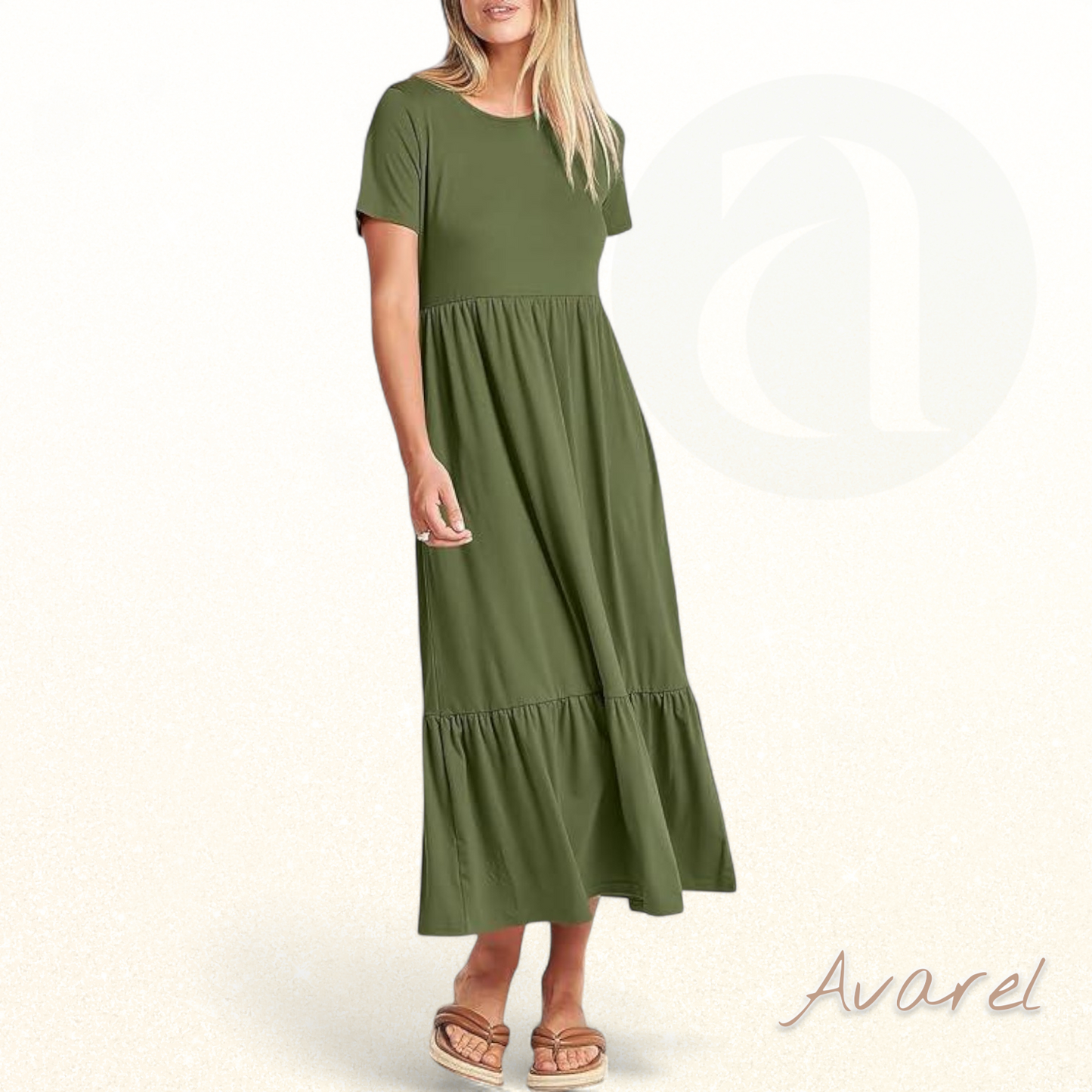 Lara Damin Damen Sommerkleid mit modischem, lockerem und bequemem Design