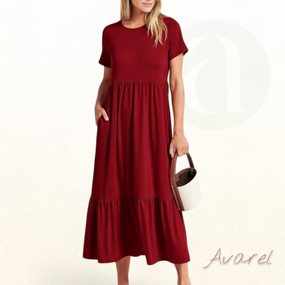 Lara Damin Damen Sommerkleid mit modischem, lockerem und bequemem Design