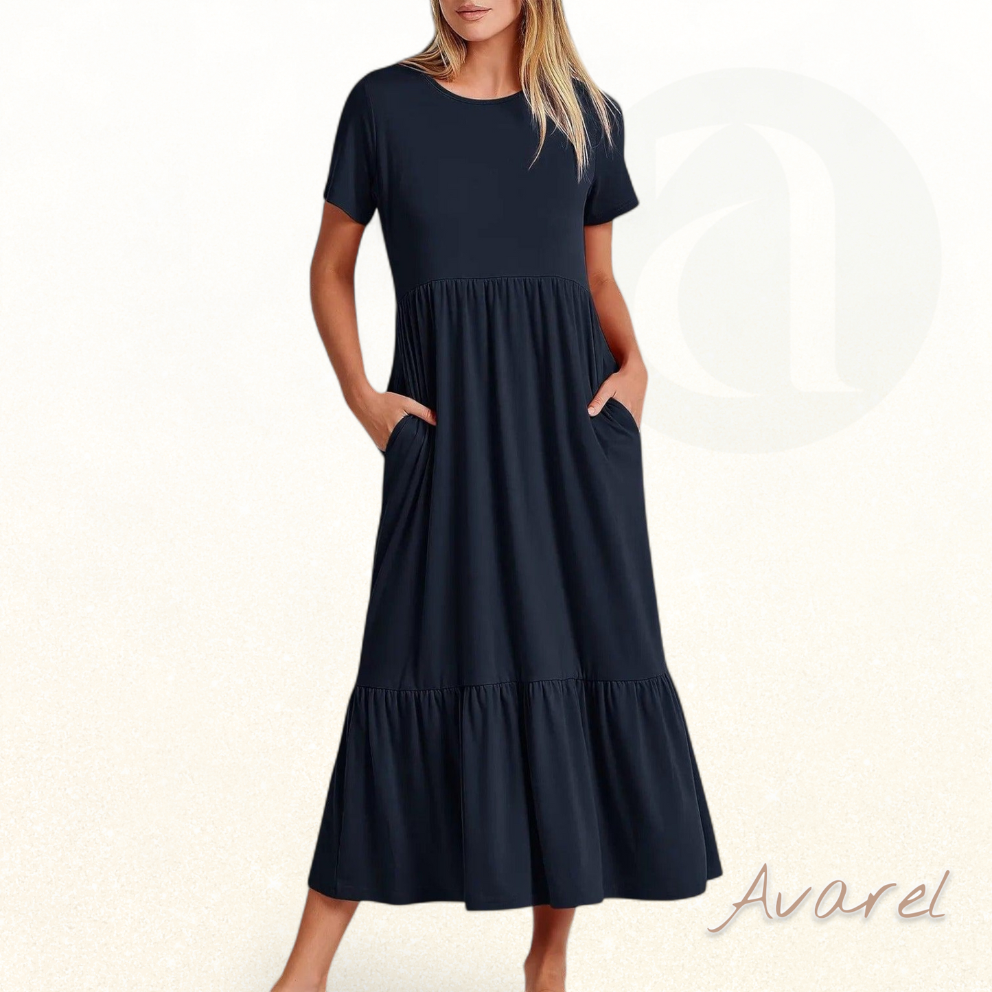 Lara Damin Damen Sommerkleid mit modischem, lockerem und bequemem Design