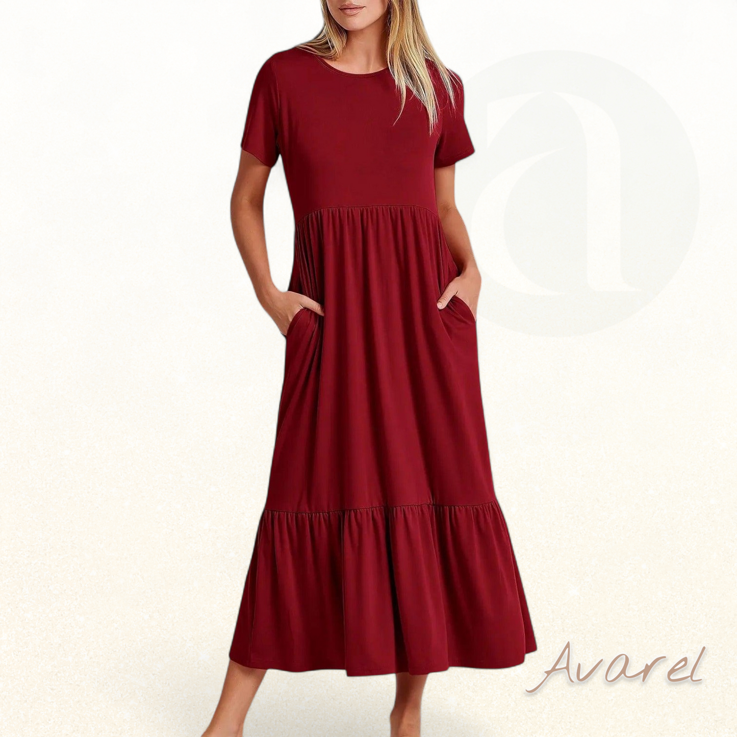 Lara Damin Damen Sommerkleid mit modischem, lockerem und bequemem Design