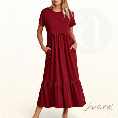 Lara Damin Damen Sommerkleid mit modischem, lockerem und bequemem Design