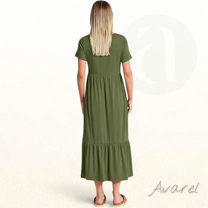 Lara Damin Damen Sommerkleid mit modischem, lockerem und bequemem Design