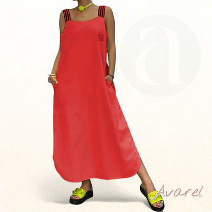 Lunara - Elegantes gestreiftes Kleid für unvergessliche Momente