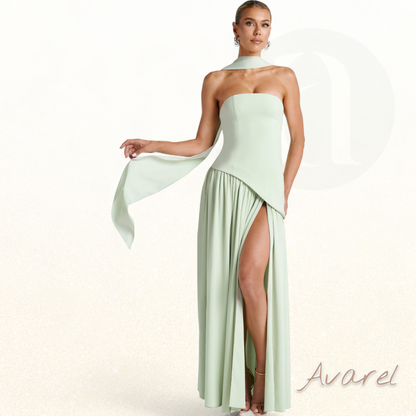 Luxus grüne Badetuch mit dekorativem Schlitz für einen eleganten und anspruchsvollen Look