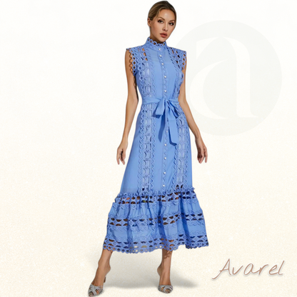 Nika – Elegantes Boho Maxi-Kleid Perfekt für Veranstaltungen und den Alltag