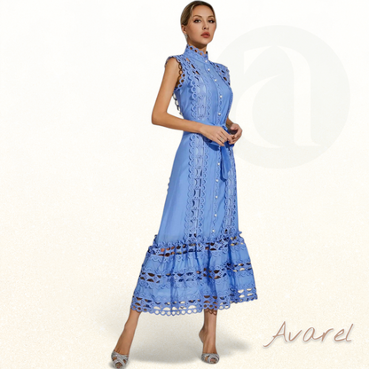 Nika – Elegantes Boho Maxi-Kleid Perfekt für Veranstaltungen und den Alltag