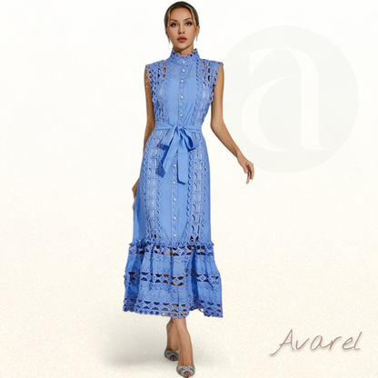 Nika – Elegantes Boho Maxi-Kleid Perfekt für Veranstaltungen und den Alltag