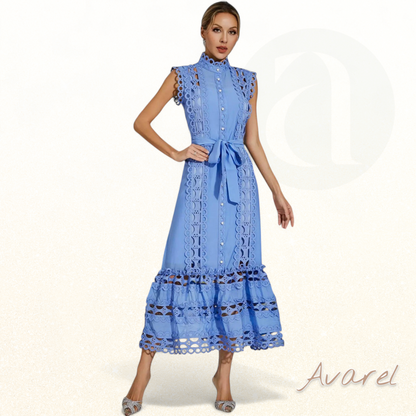 Nika – Elegantes Boho Maxi-Kleid Perfekt für Veranstaltungen und den Alltag