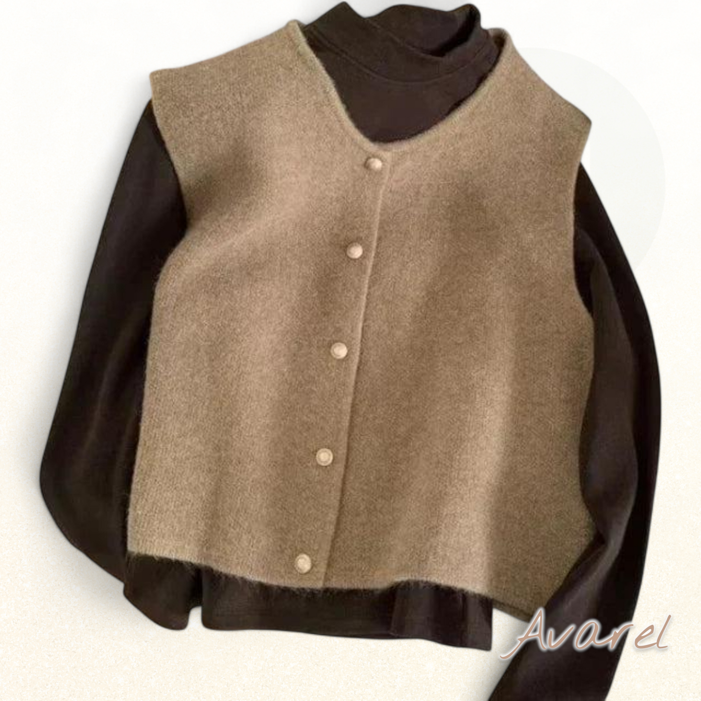 Ärmelloses Chüeli aus leigem und eleganter Federmaterial für Frau - Die perfekte Wahl für's Frühling