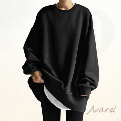 Owana | Sweatshirt mit leichter Elastizität und leicht oversize Passform für perfekte Bequemlichkeit