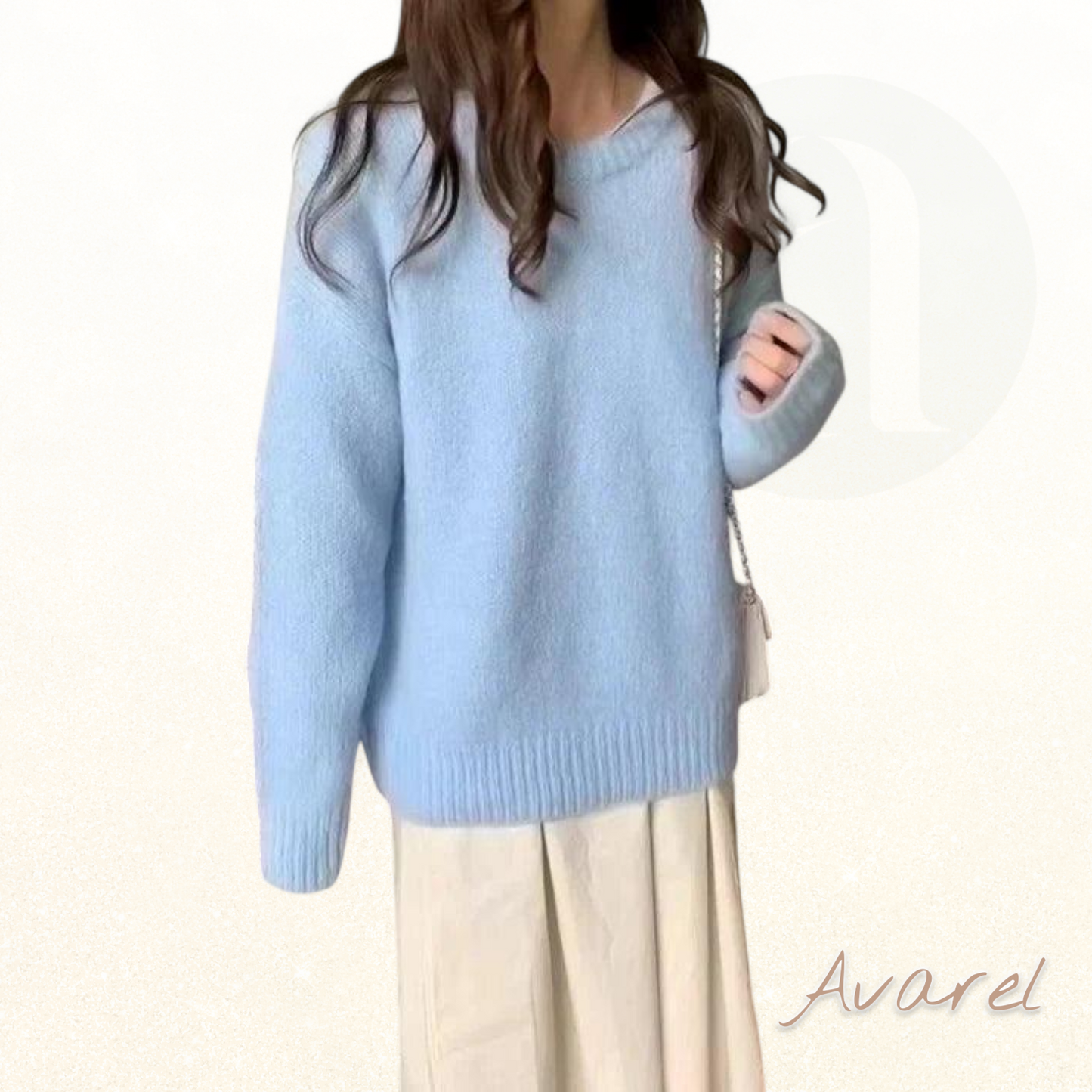 Chic Women- Mirror Lang Plus Size Sweatshirt – Modern Design für Trendsetzend Stil