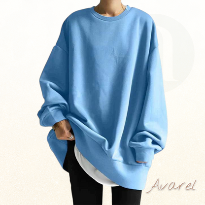 Owana | Sweatshirt mit leichter Elastizität und leicht oversize Passform für perfekte Bequemlichkeit