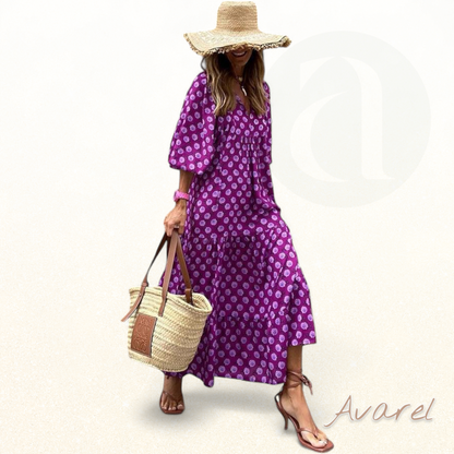 Olivia – Elegantes und Bequemes Maxikleid Bohème Unvergesslich