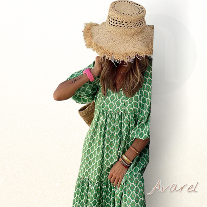 Olivia – Elegantes und Bequemes Maxikleid Bohème Unvergesslich