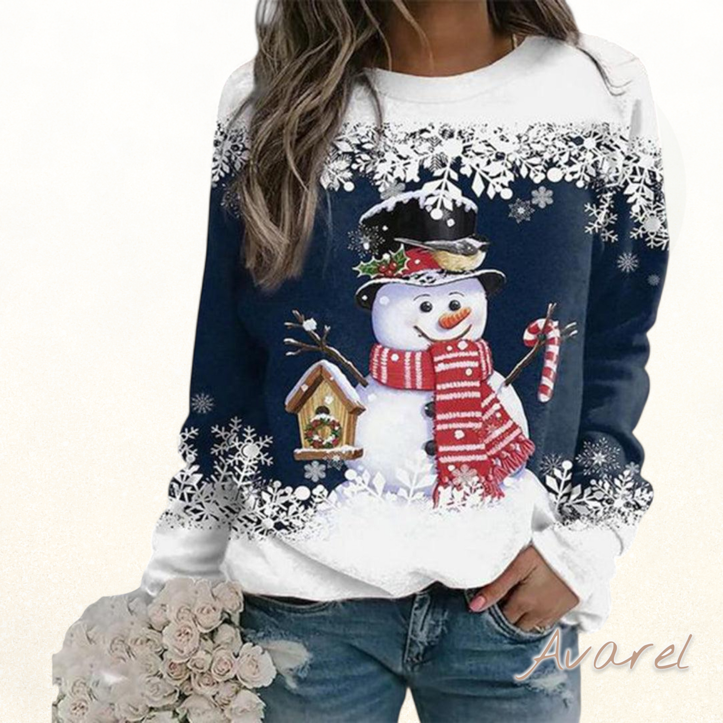 Froue Bermuda Shorts mit warme Chäsdingsweater – perfekt für de Winter und d'Fäschtig